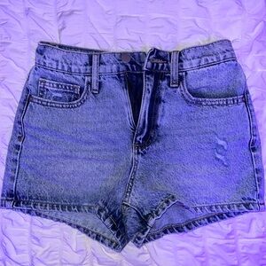 Altar'd State Light Blue Jean Shorts